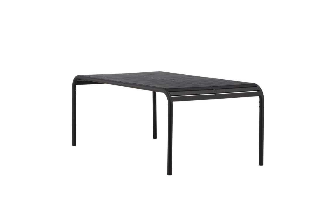 Venture Home Borneo Diningtable Aluminium - Black / Rectangular 100*200*