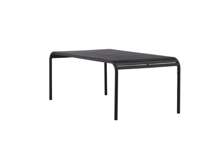 Venture Home Borneo Diningtable Aluminium - Black / Rectangular 100*200*