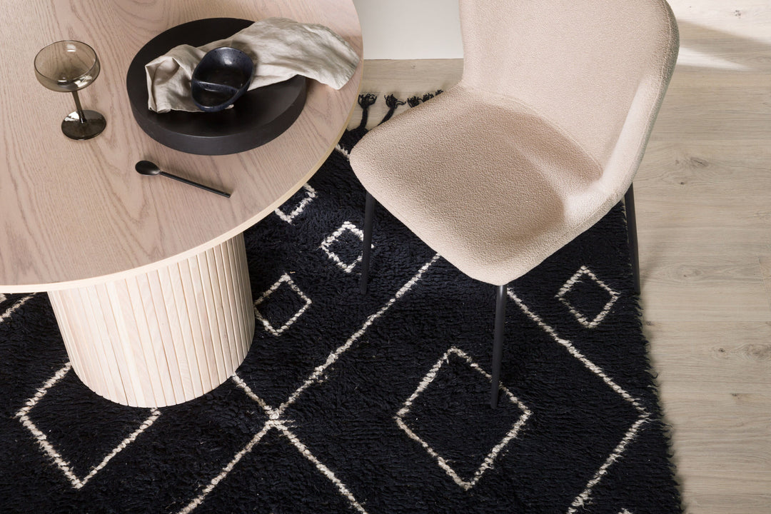 Venture Home David Wool - 230*160- -Rectangular-Black/white