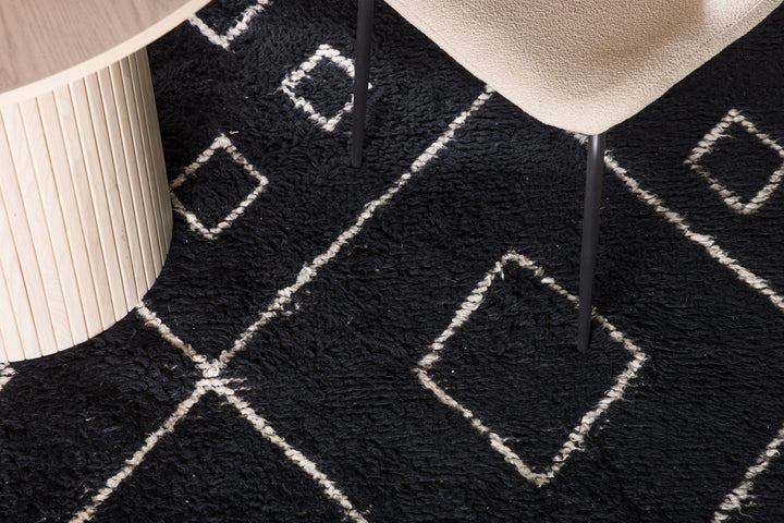 Venture Home David Wool - 230*160- -Rectangular-Black/white