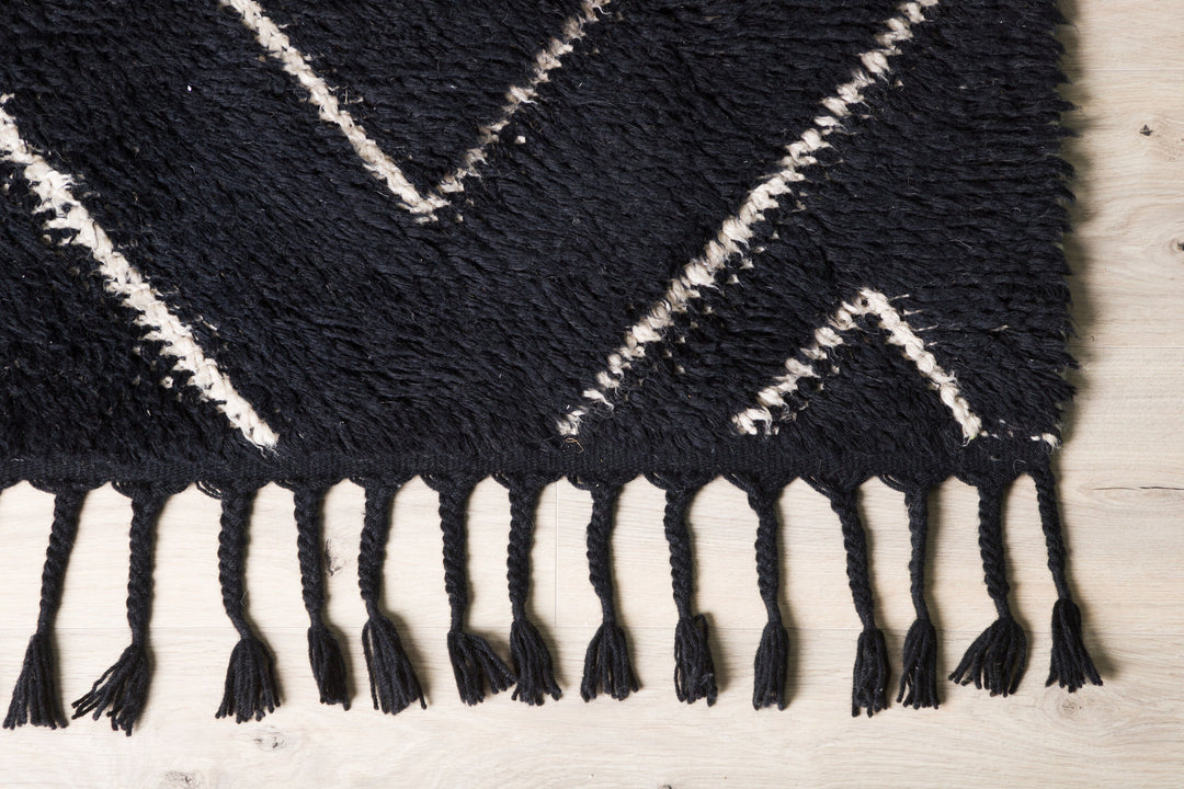 Venture Home David Wool - 230*160- -Rectangular-Black/white