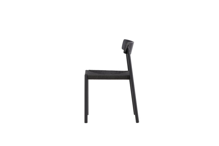 Vind Malmön Dining Chair - Black / Black Rope