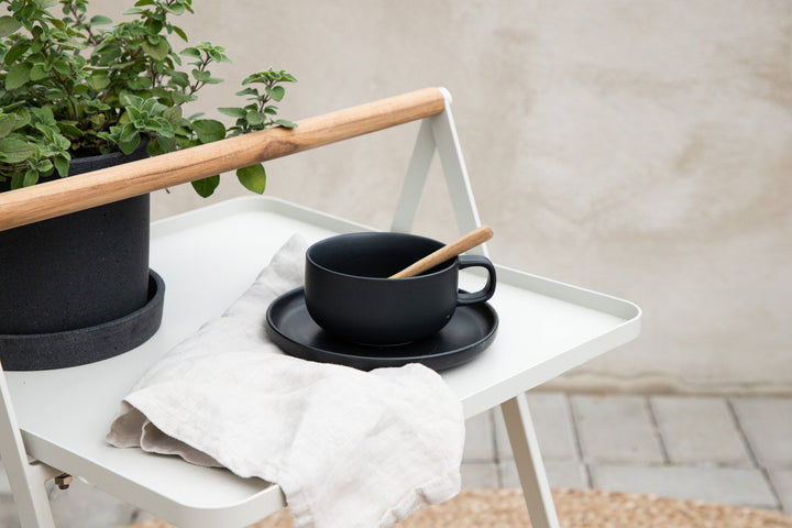 Venture Home Clarin Sidetable Steel - Beige / Rectangular 40*45*50