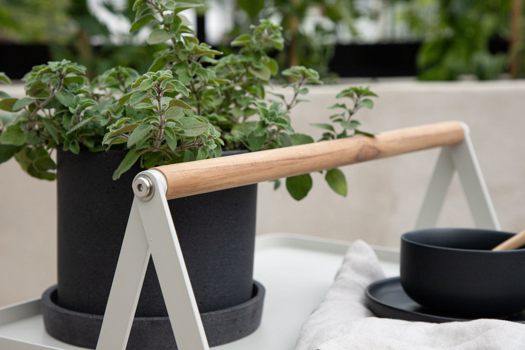 Venture Home Clarin Sidetable Steel - Beige / Rectangular 40*45*50