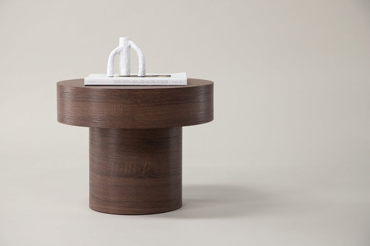 Vind Malung - Low Side Table - Brown / Brown MDF