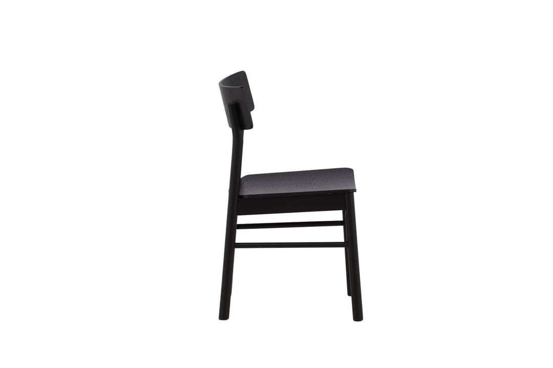 Venture Home Montros Dining Chair 2-pack - Natural / Natural Rubberwood