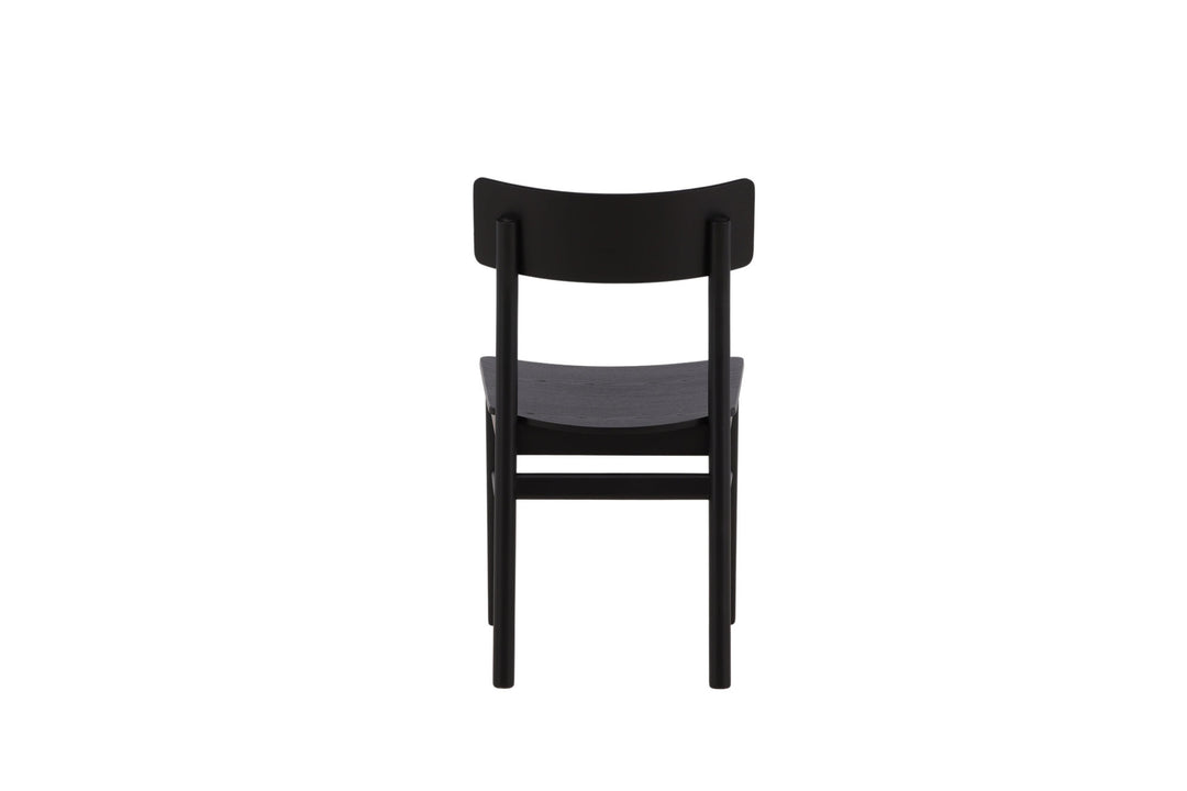 Venture Home Montros Dining Chair 2-pack - Natural / Natural Rubberwood