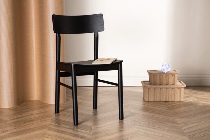 Venture Home Montros Dining Chair 2-pack - Natural / Natural Rubberwood