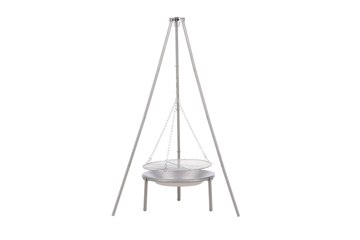 Venture Home Ukunda Firepit/Grill Steel - Silver