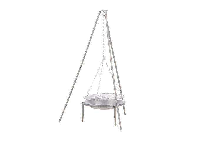 Venture Home Ukunda Firepit/Grill Steel - Silver