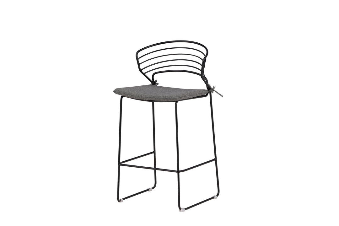 Venture Home Milano Barchair 4-pack Steel - Black / Grey