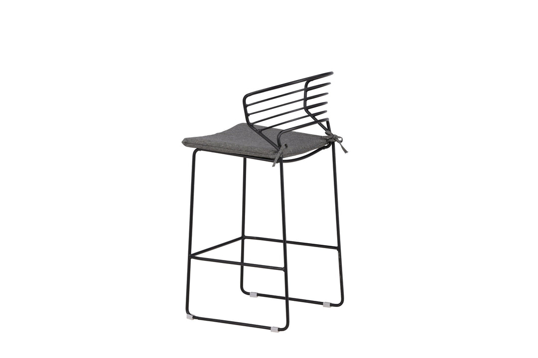 Venture Home Milano Barchair 4-pack Steel - Black / Grey