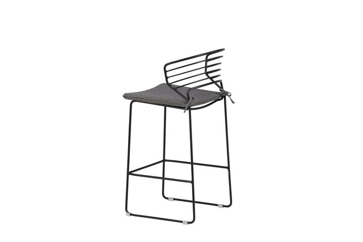 Venture Home Milano Barchair 4-pack Steel - Black / Grey
