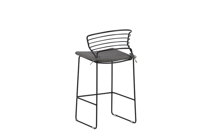 Venture Home Milano Barchair 4-pack Steel - Black / Grey