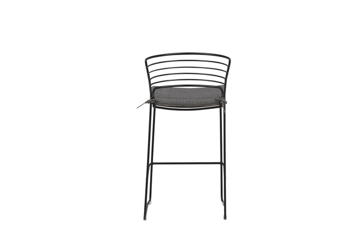 Venture Home Milano Barchair 4-pack Steel - Black / Grey
