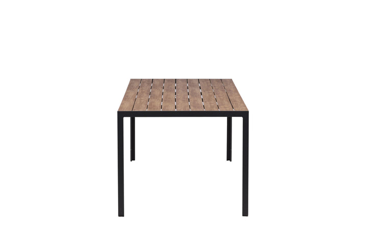 Venture Home Break Diningtable Alumnium - Black / Nature Rectangular 90*200*