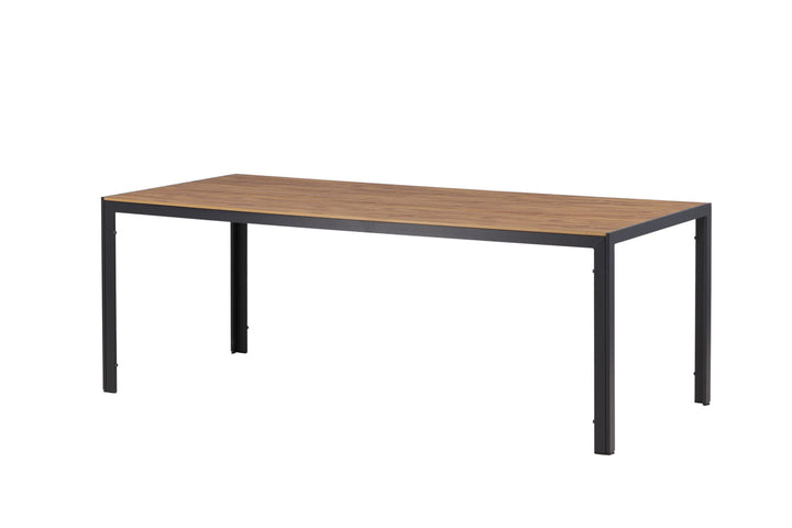 Venture Home Break Diningtable Alumnium - Black / Nature Rectangular 90*200*