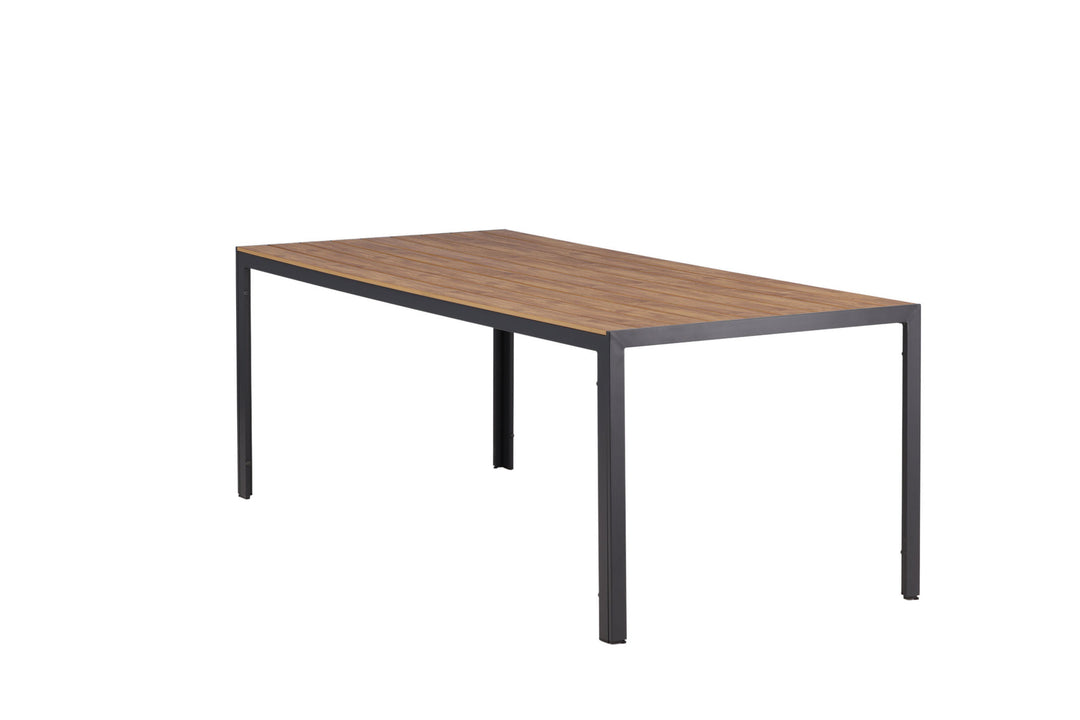 Venture Home Break Diningtable Alumnium - Black / Nature Rectangular 90*200*
