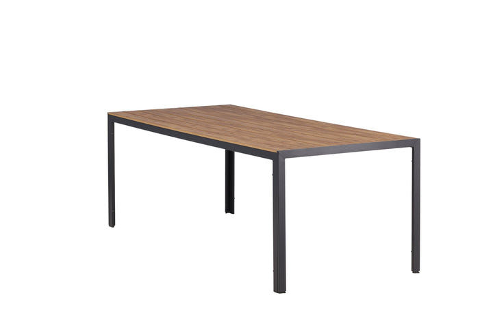 Venture Home Break Diningtable Alumnium - Black / Nature Rectangular 90*200*