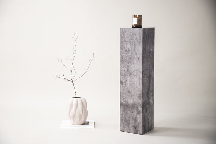 Vind Ramsvik - Tall Storage - Stone / Stonelook Wood