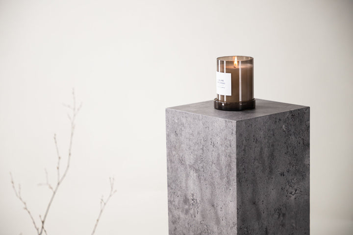 Vind Ramsvik - Tall Storage - Stone / Stonelook Wood