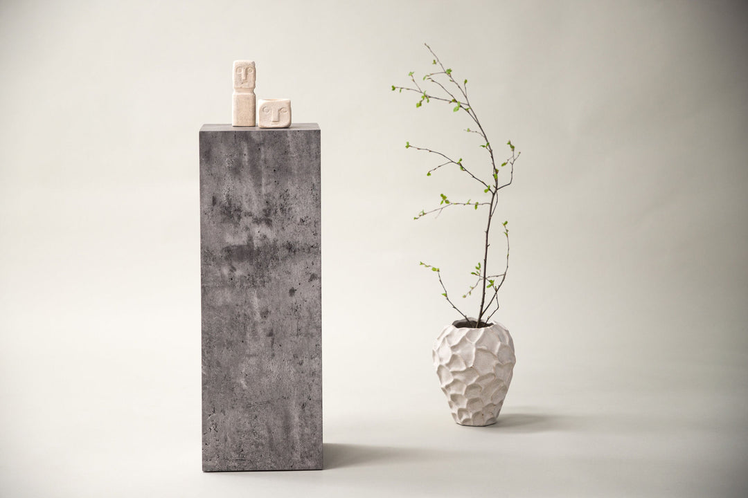 Vind Ramsvik - Low Storage - Stone / Stonelook Wood