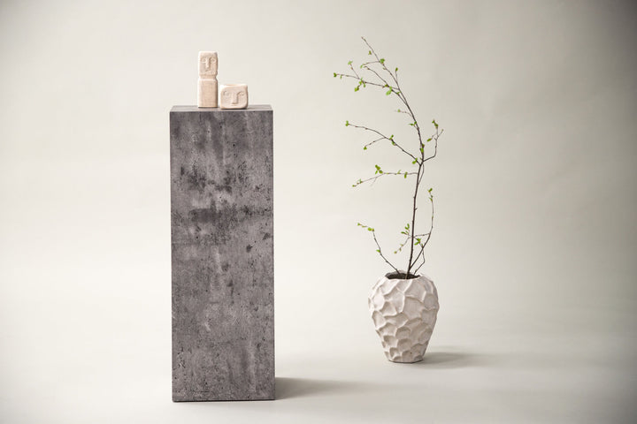 Vind Ramsvik - Low Storage - Stone / Stonelook Wood