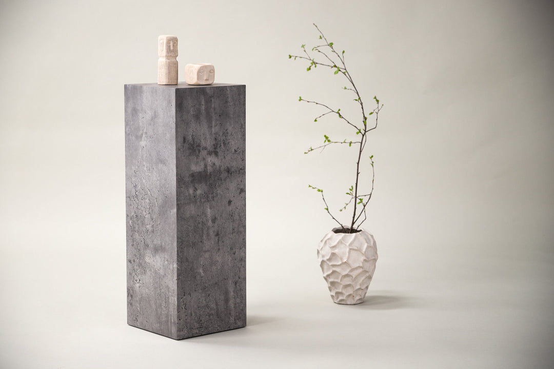 Vind Ramsvik - Low Storage - Stone / Stonelook Wood