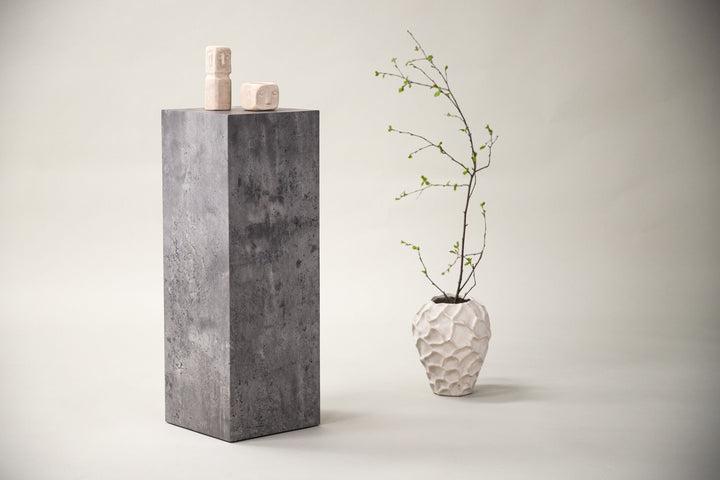 Vind Ramsvik - Low Storage - Stone / Stonelook Wood