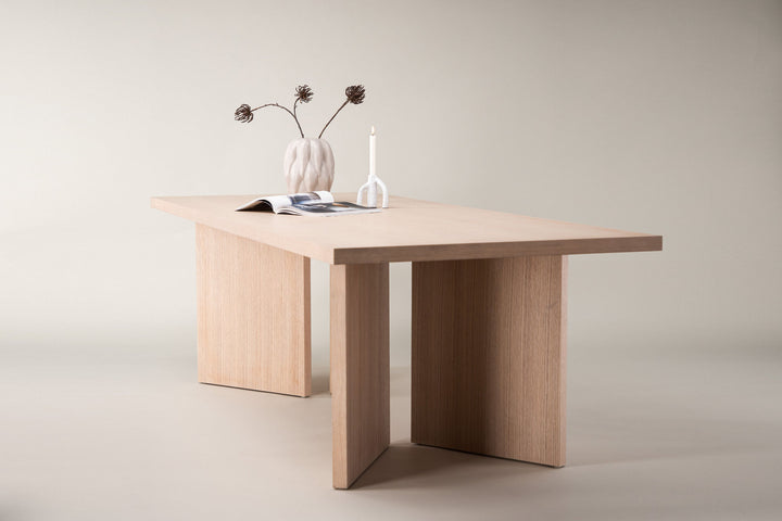 Vind Bassholmen Dining Table - Whitewash / Wood
