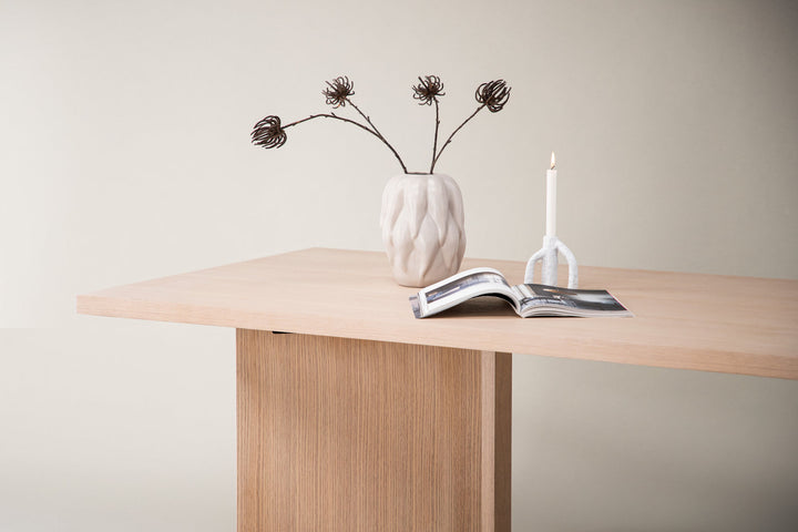 Vind Bassholmen Dining Table - Whitewash / Wood