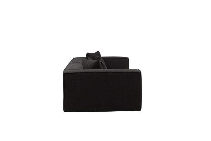 Vind Gillholmen Sofa - Black / Black Boucle