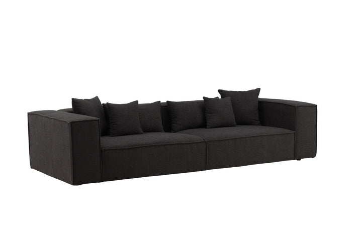 Vind Gillholmen Sofa - Black / Black Boucle