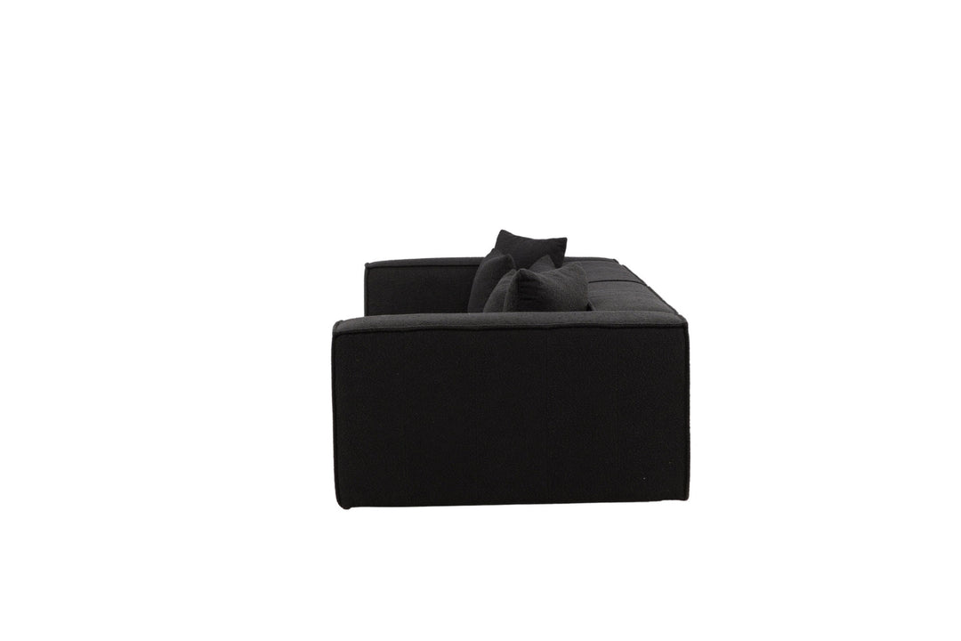 Vind Gillholmen Sofa - Black / Black Boucle