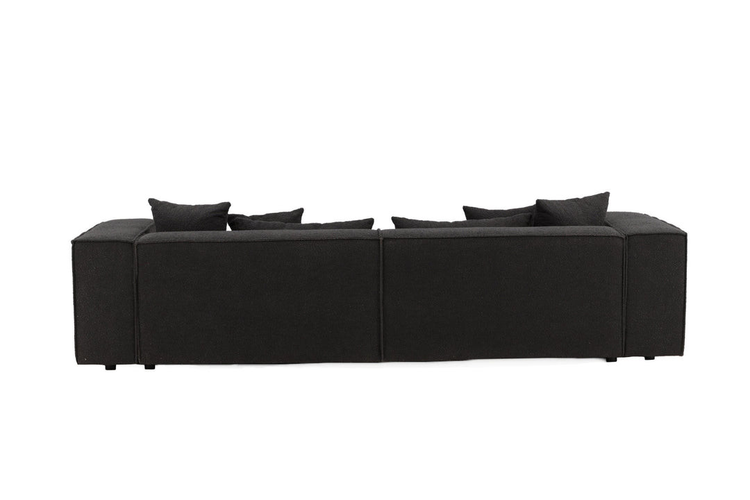 Vind Gillholmen Sofa - Black / Black Boucle