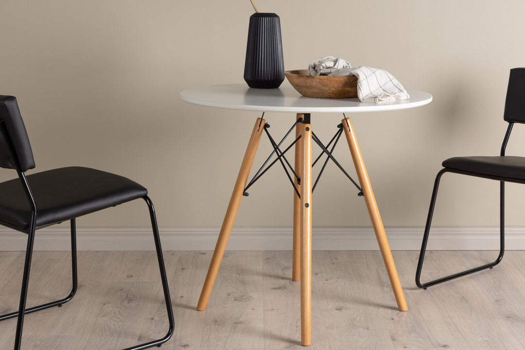 Venture Home Danburi Dining Table - Woodlook / White MDF
