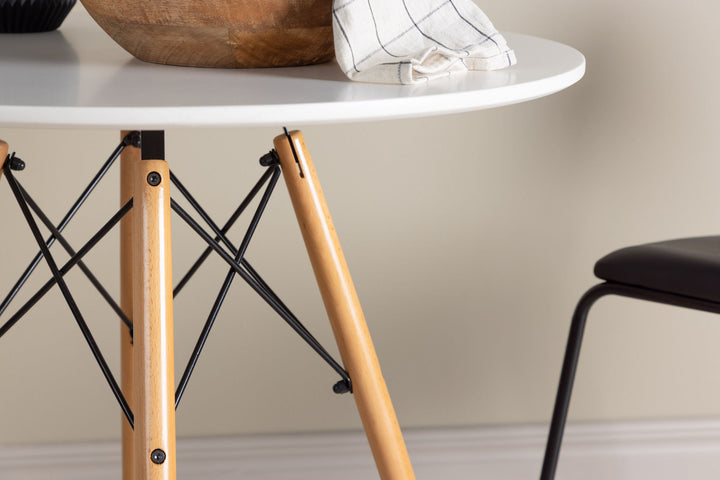 Venture Home Danburi Dining Table - Woodlook / White MDF