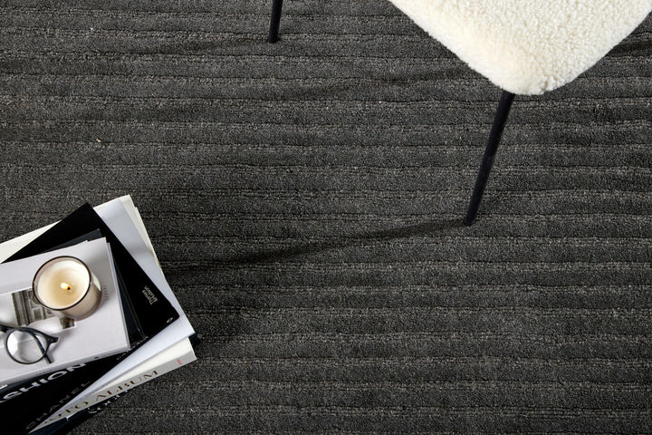 Venture Home Milton Wool/polyester/cotton - 300*200- -Rectangular-Dark grey
