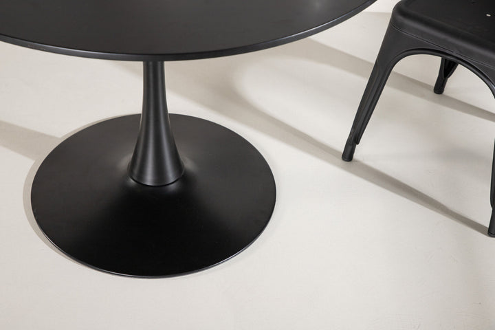 Venture Home Glade Dining Table - Black / Black MDF