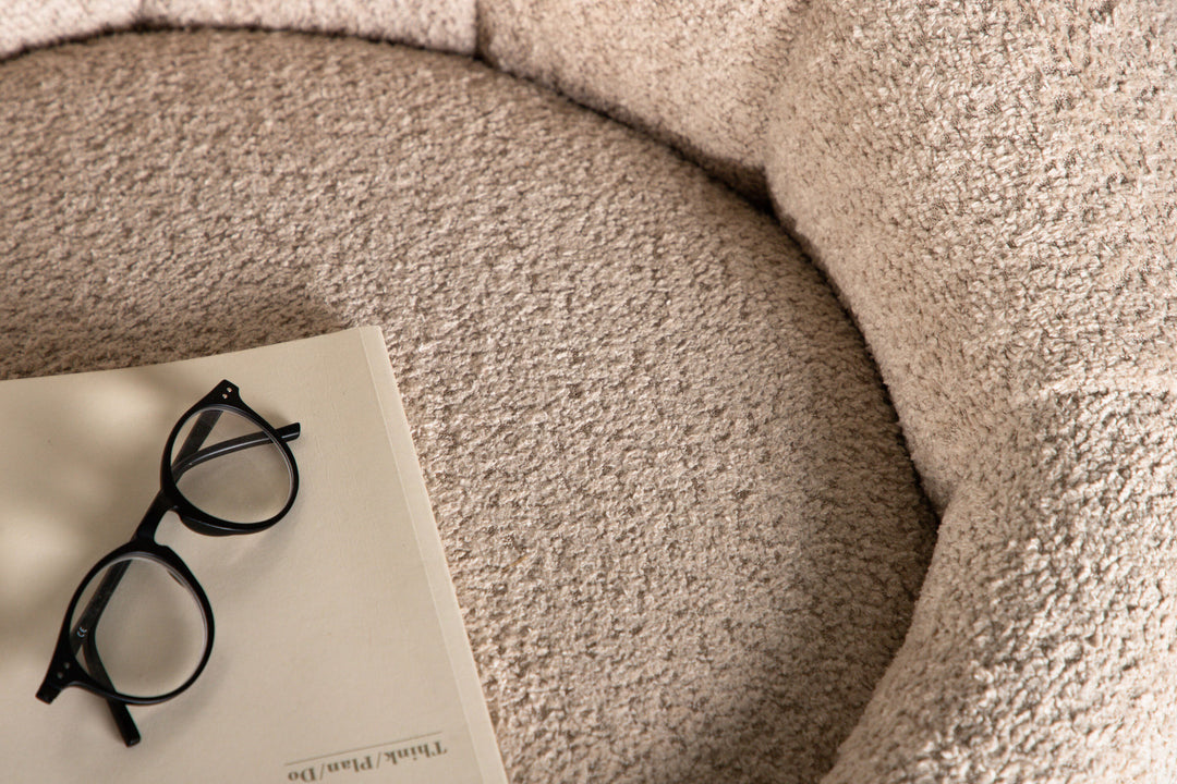 Venture Home Warren Single Sofa - Beige Boucle