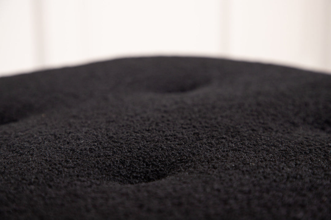 Venture Home Salina Ottoman/Pouf - Oaklook / Black Fleece