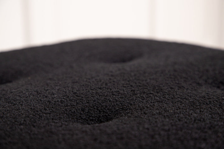 Venture Home Salina Ottoman/Pouf - Oaklook / Black Fleece