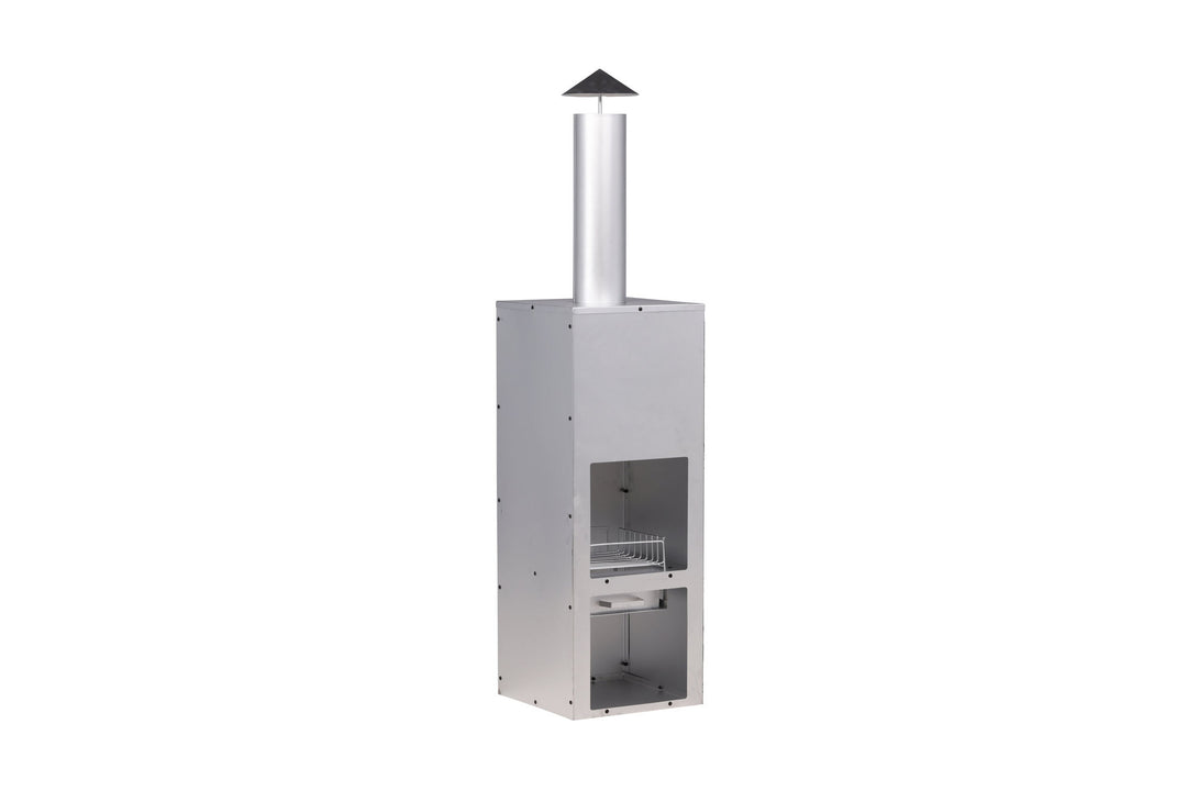 Venture Home Makarima Firepit Steel - Silver