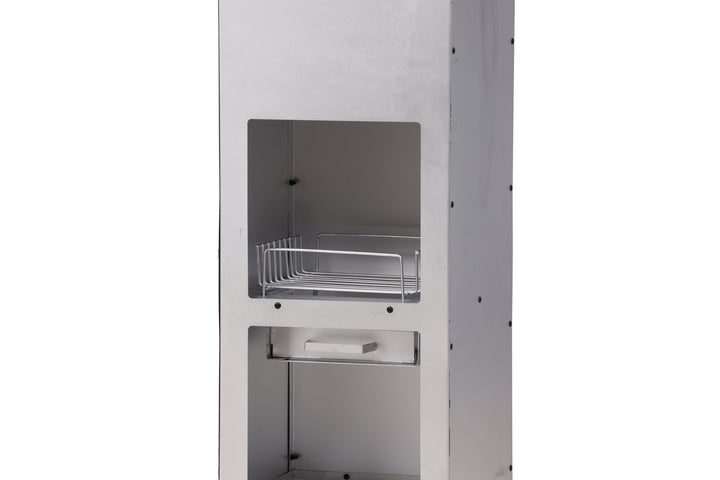 Venture Home Makarima Firepit Steel - Silver
