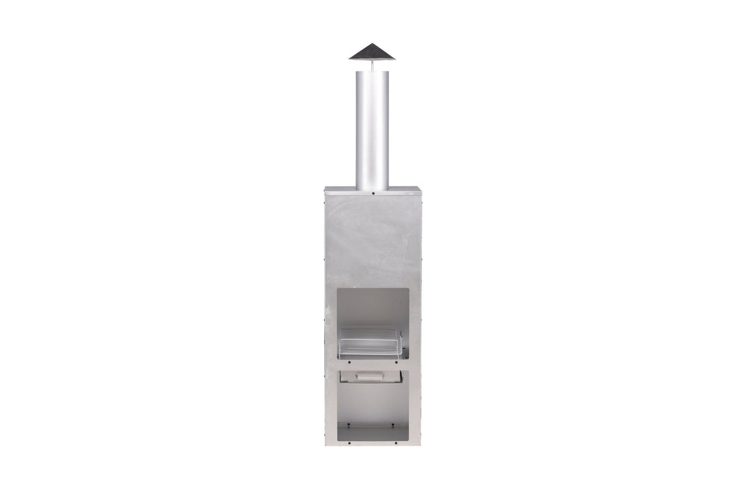 Venture Home Makarima Firepit Steel - Silver