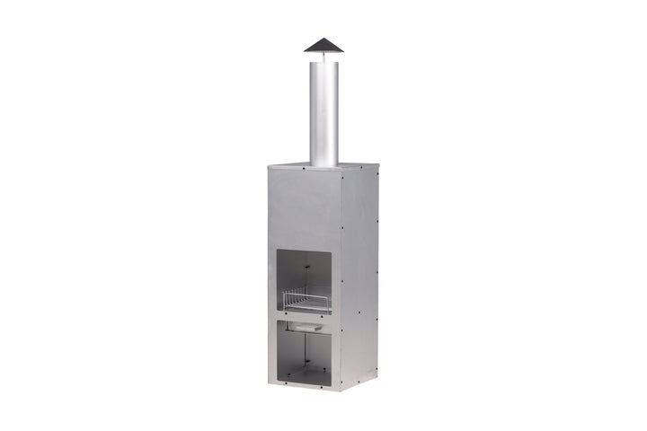 Venture Home Makarima Firepit Steel - Silver