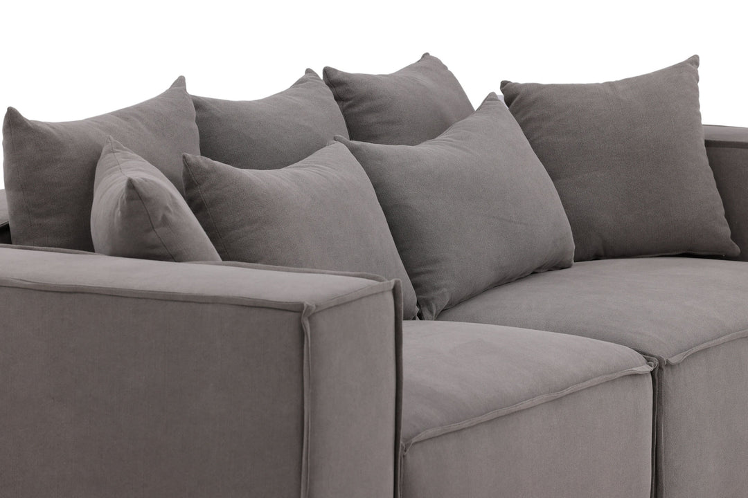 Vind Gillholmen Sofa - Grey / Grey Linen