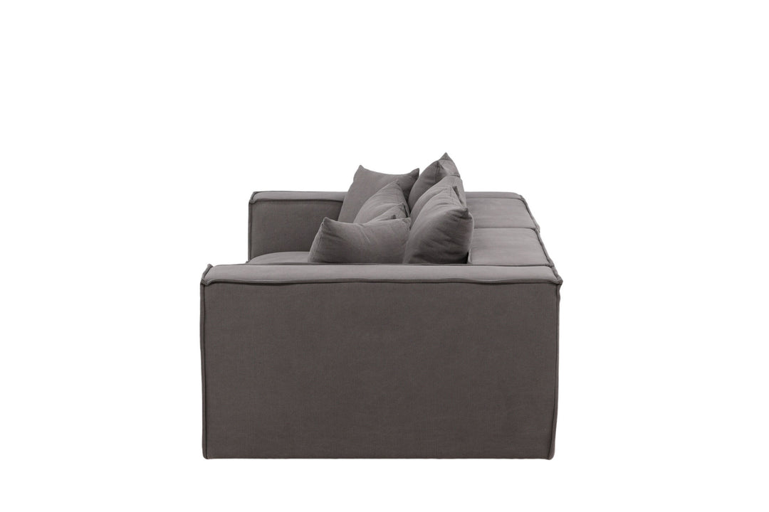 Vind Gillholmen Sofa - Grey / Grey Linen