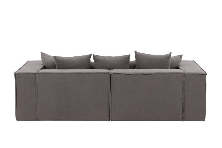 Vind Gillholmen Sofa - Grey / Grey Linen
