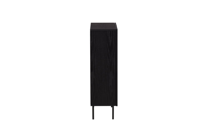 Vind Björkön High Cabinet Storage - Black / Oak/faneer